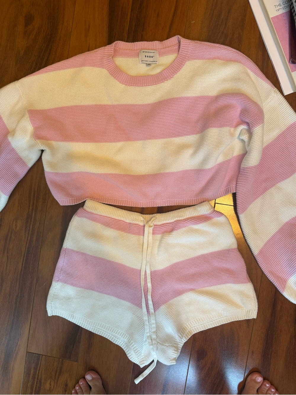 Sabo Skirt Knit Stripe Set